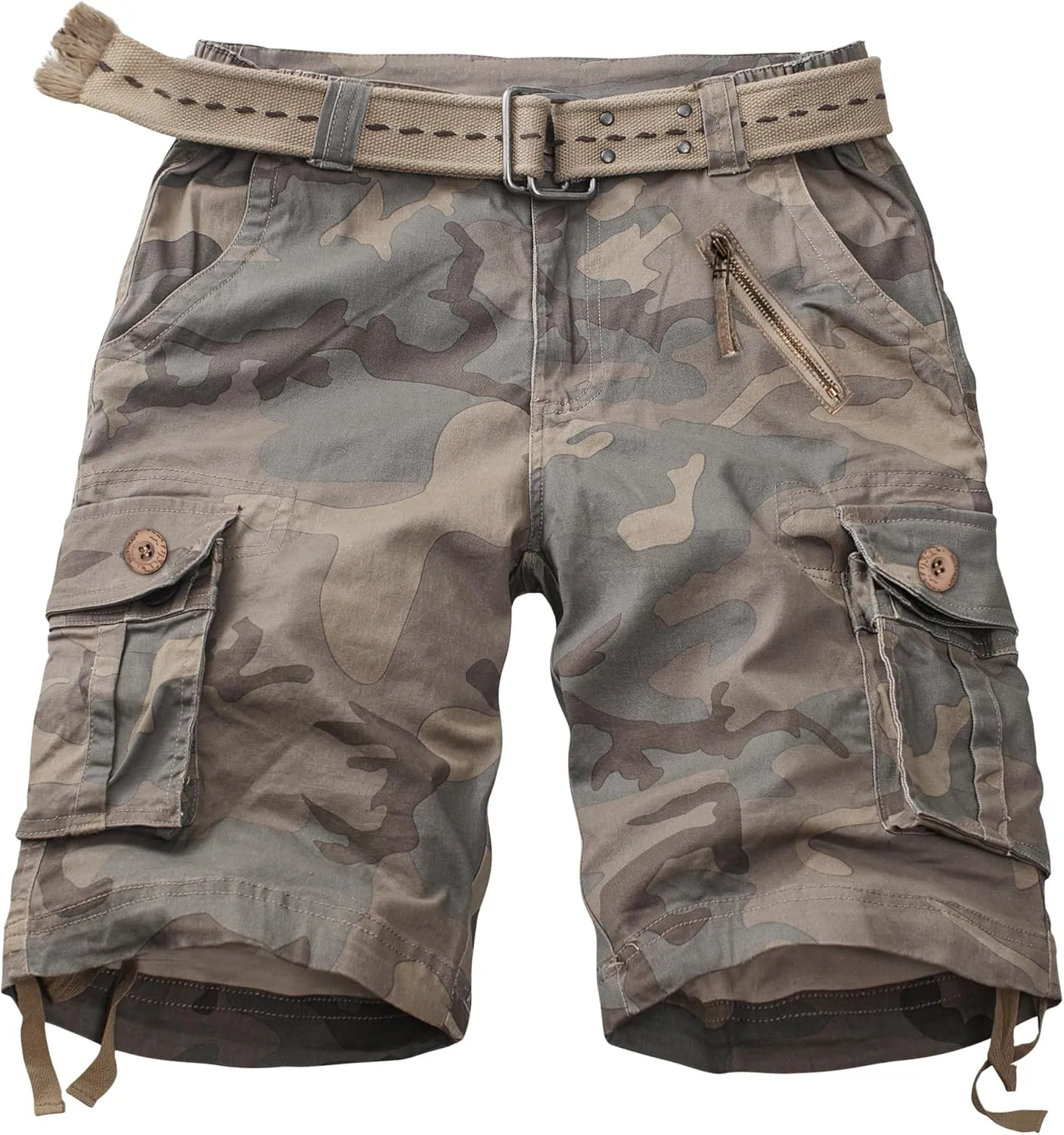 Shorts for Women Hiking Shorts Bermuda Cargo Shorts 7" Y2K Summer Camo Shorts with Pockets