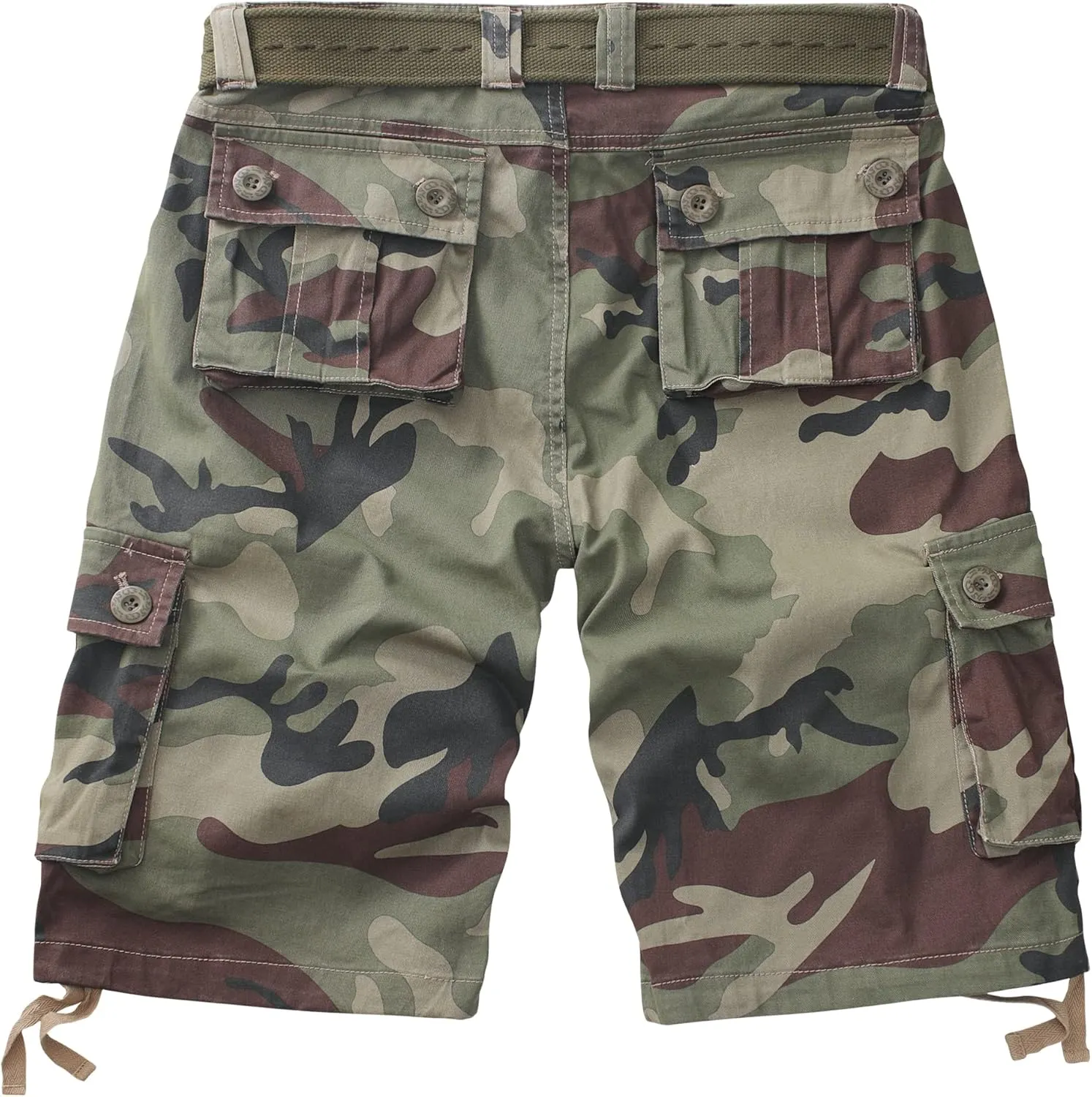Shorts for Women Hiking Shorts Bermuda Cargo Shorts 7" Y2K Summer Camo Shorts with Pockets