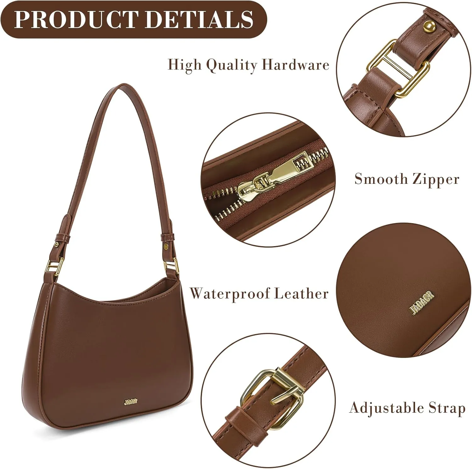 Shoulder Bags for Women Y2k Purses and Handbags Crossbody Bag Trendy Leather Shoulder Purse Small Hobo Tote Bag