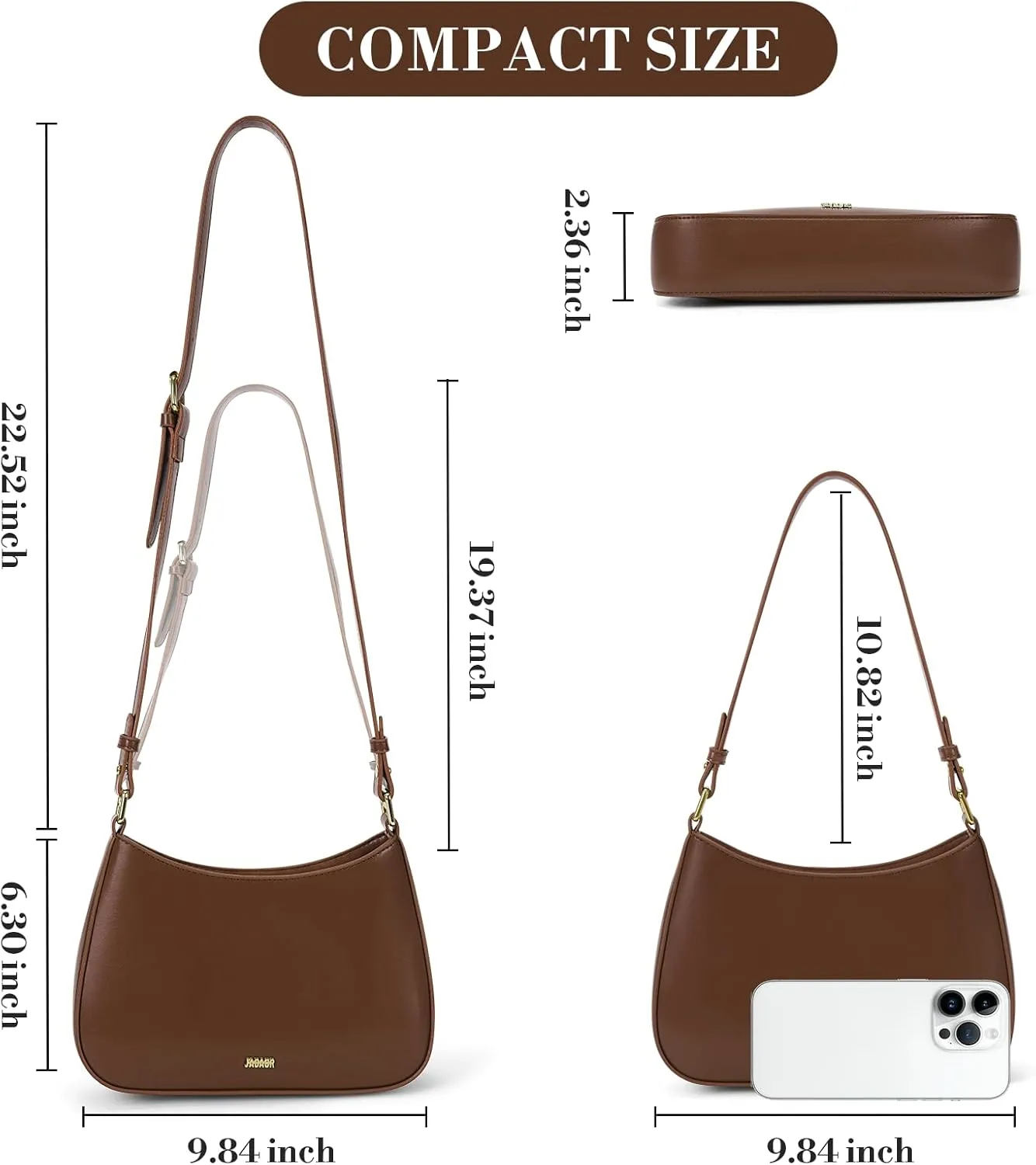Shoulder Bags for Women Y2k Purses and Handbags Crossbody Bag Trendy Leather Shoulder Purse Small Hobo Tote Bag