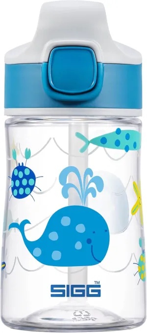 SIGG - Kids Miracle Water Bottle - Furry Friends - Lightweight Tritan with Leak-Proof Lid - One Hand Children's Drink Bottle - 12 Oz