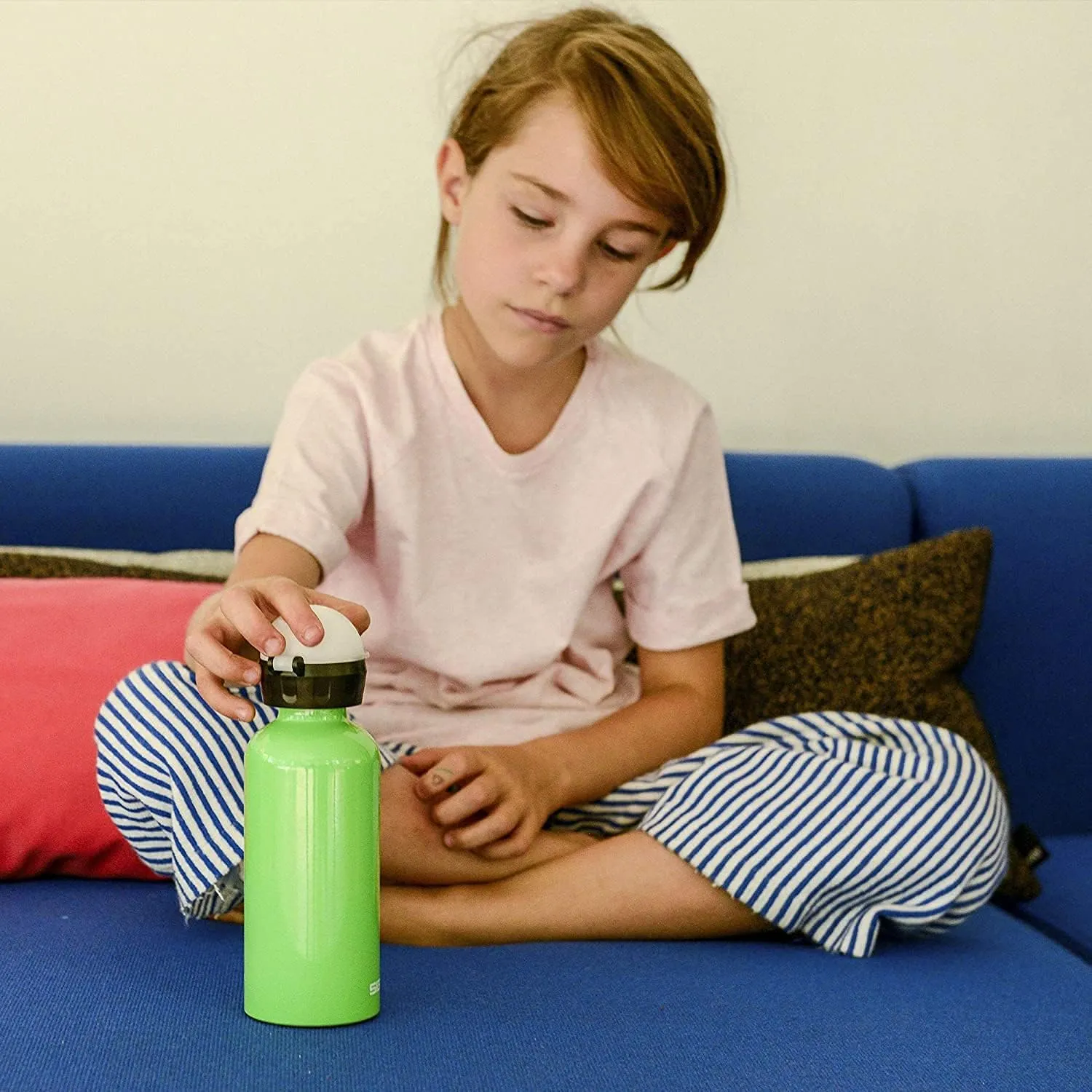 Sigg - Kids Water Bottle - KBT - Made in Switzerland - Neutral Taste - Leakproof - Lightweight - School, Sports - 14 Oz