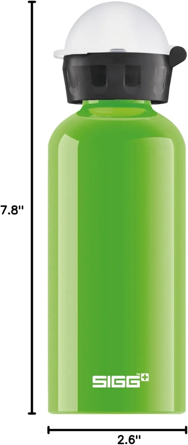 Sigg - Kids Water Bottle - KBT - Made in Switzerland - Neutral Taste - Leakproof - Lightweight - School, Sports - 14 Oz