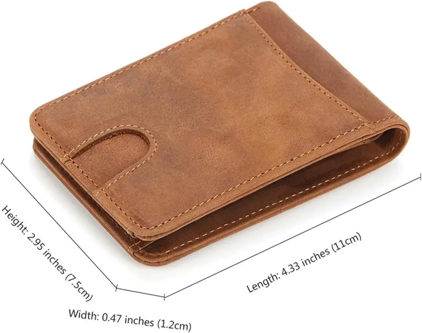 Slim Wallets for Men Crazy Horse Cow Leather Short Mini Men Wallet Thin Male Purse purse