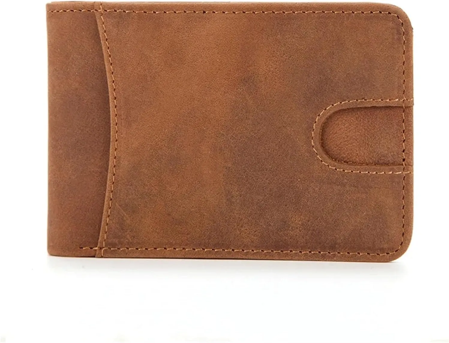 Slim Wallets for Men Crazy Horse Cow Leather Short Mini Men Wallet Thin Male Purse purse