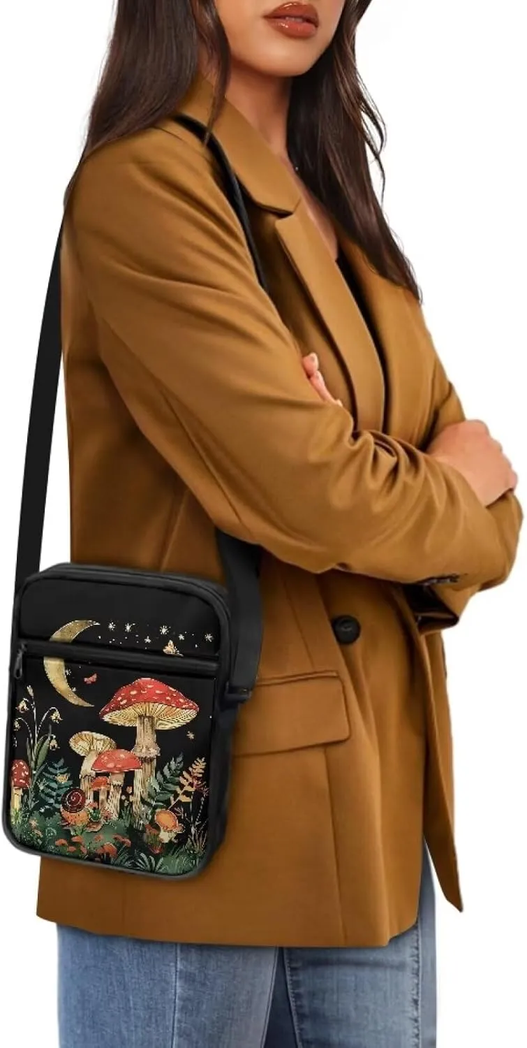 Small Messenger Bag for Men Women Wallet Purse Cell Phone Purse Shoulder Bag for Phone Passport