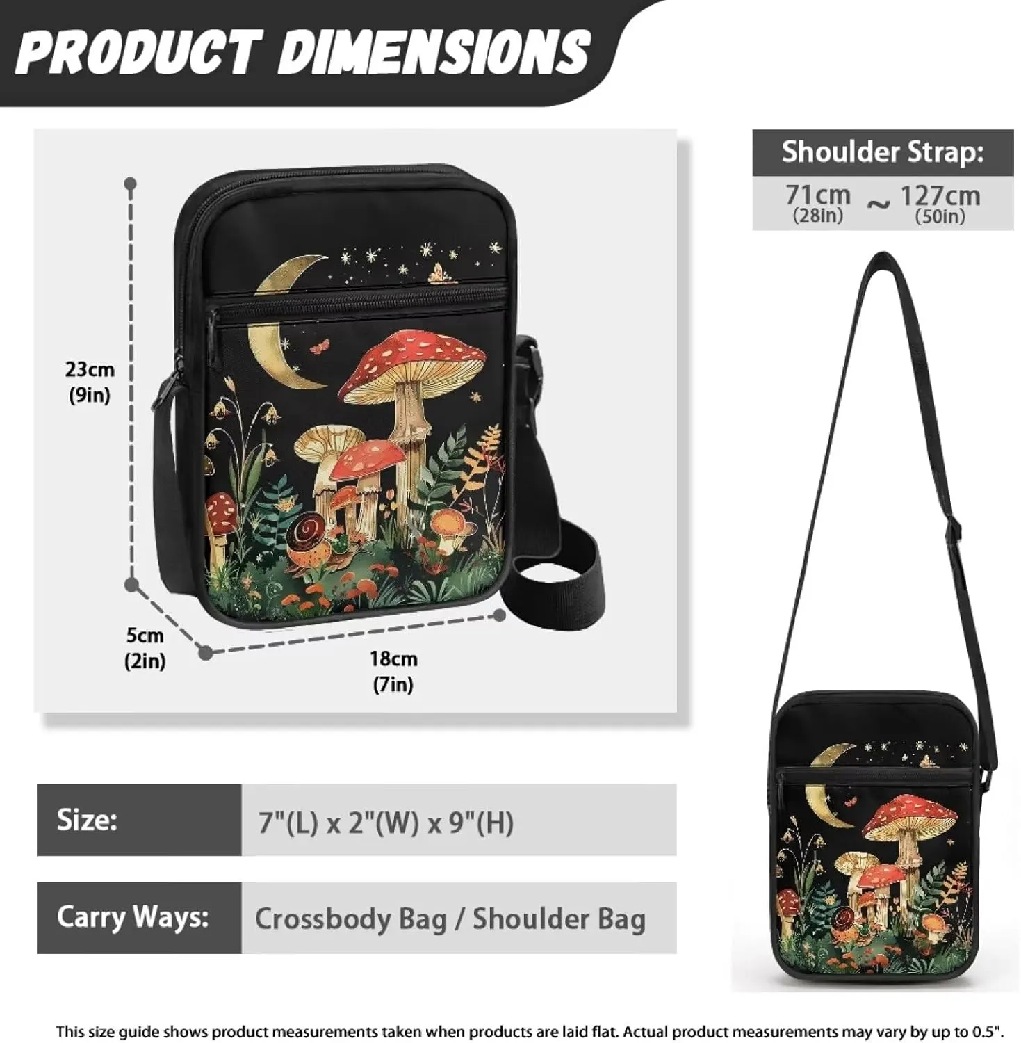 Small Messenger Bag for Men Women Wallet Purse Cell Phone Purse Shoulder Bag for Phone Passport