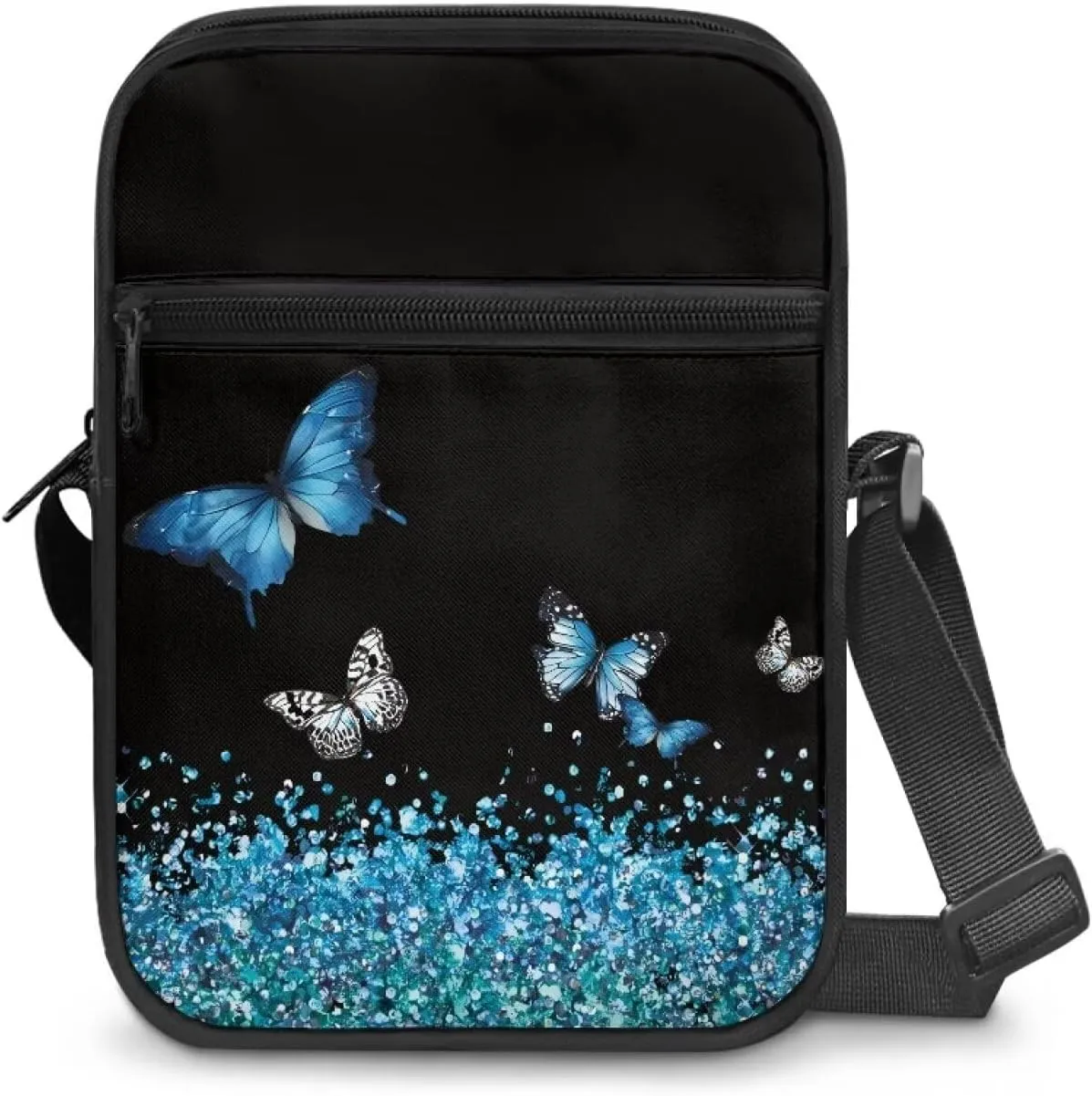 Small Messenger Bag for Men Women Wallet Purse Cell Phone Purse Unisex Shoulder Bag for Phone Passport