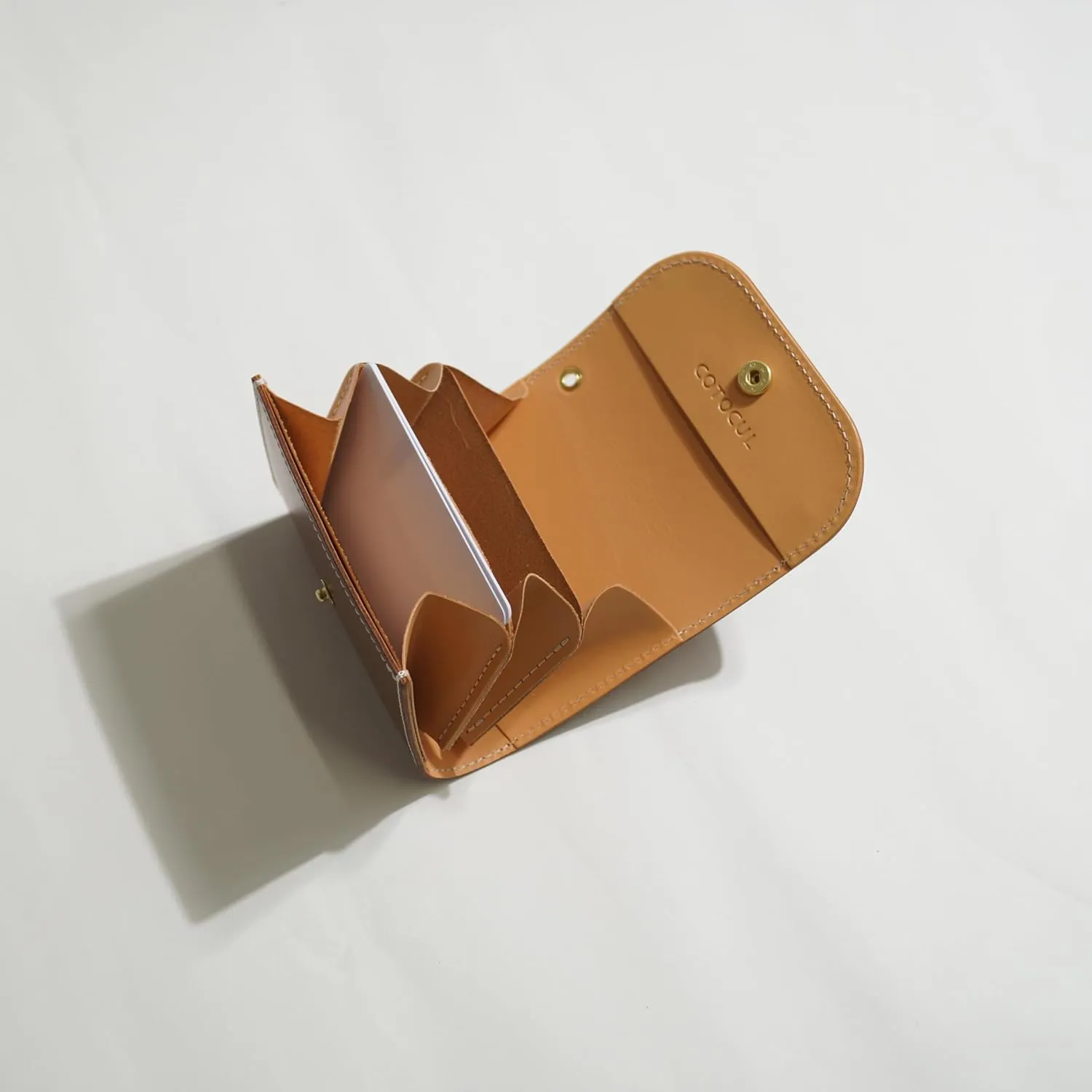 Small Wallet Miyako leather (kyoto oxhide genuine leather) - for Men & Women Minimalist Slim Card holder Coin purse Made In Kyoto,Japan (Black)