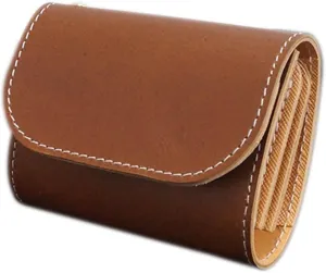 Small Wallet Miyako leather (kyoto oxhide genuine leather) - for Men & Women Minimalist Slim Card holder Coin purse Made In Kyoto,Japan (Black)