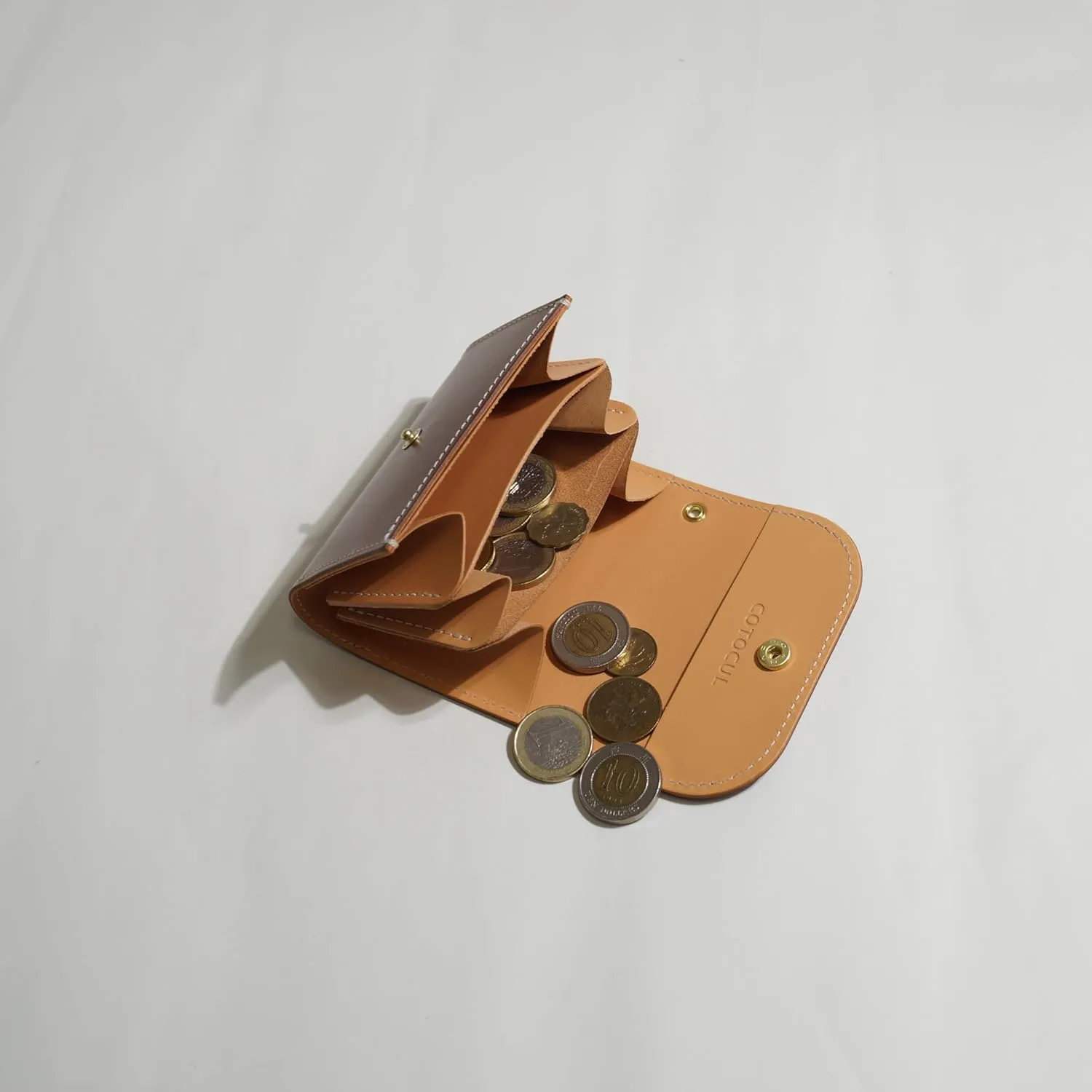 Small Wallet Miyako leather (kyoto oxhide genuine leather) - for Men & Women Minimalist Slim Card holder Coin purse Made In Kyoto,Japan (Black)