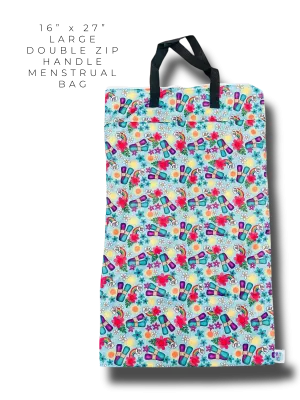 SoCo Large Blue Menstrual Bag