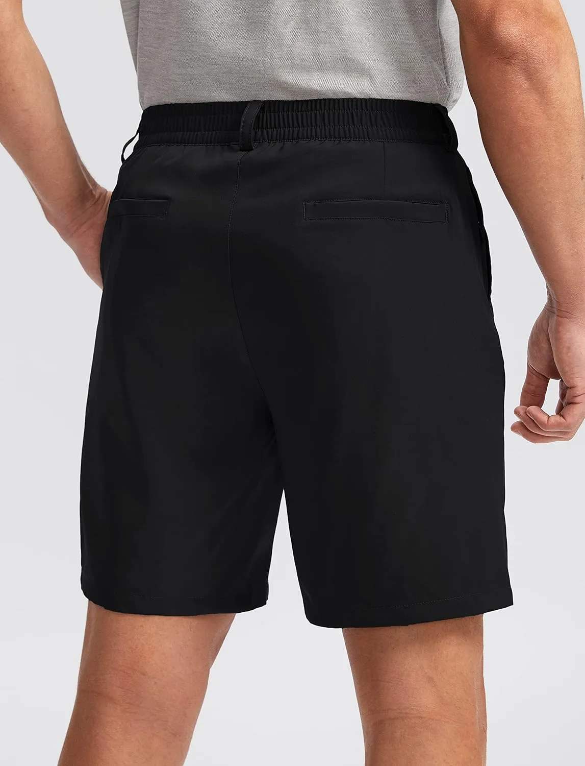 Soothfeel Men's Golf Shorts with 5 Pockets 7 Inch Stretch Lightweight Quick Dry Hiking Casual Work Dress Shorts for Men