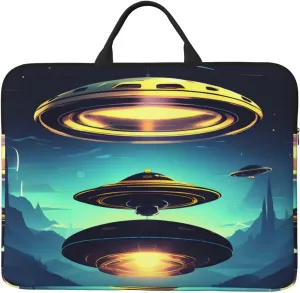 Spacecraft Descend 14-Inch Laptop Bag With Shockproof Lining And Portable Design, Suitable For Business And Daily Use.