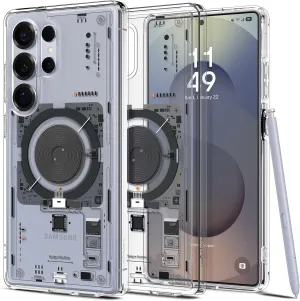 Spigen Ultra Hybrid MagFit Designed for Galaxy S25 Ultra Case [Qi2 Certified/Magnet for Galaxy] (2025) - Neo One