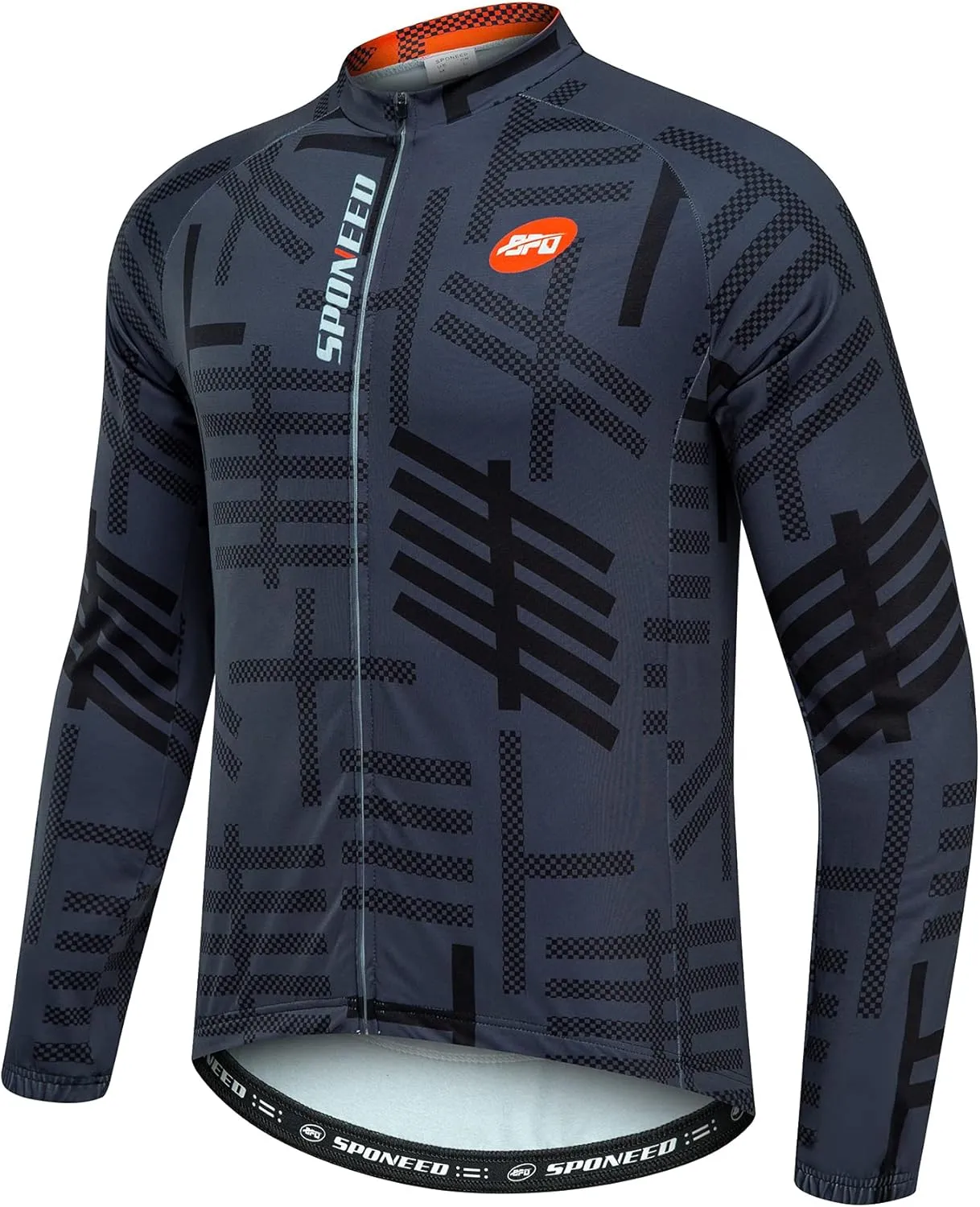 sponeed Cycling Clothes for Men Long Sleeve Mountain Bike Road Bicycle Shirt Jerseys Padded Pants Biking Outfits