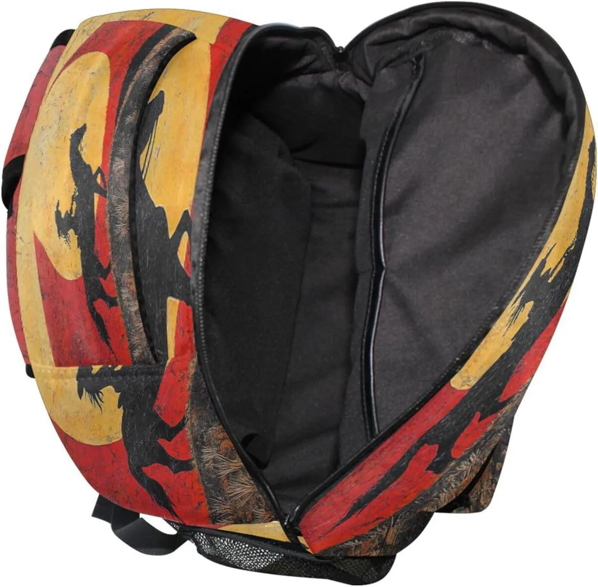 Sport Backpack for Teenager Waterproof Laptop Bag with Chest Strap for Travel Trip Western Cowgirl