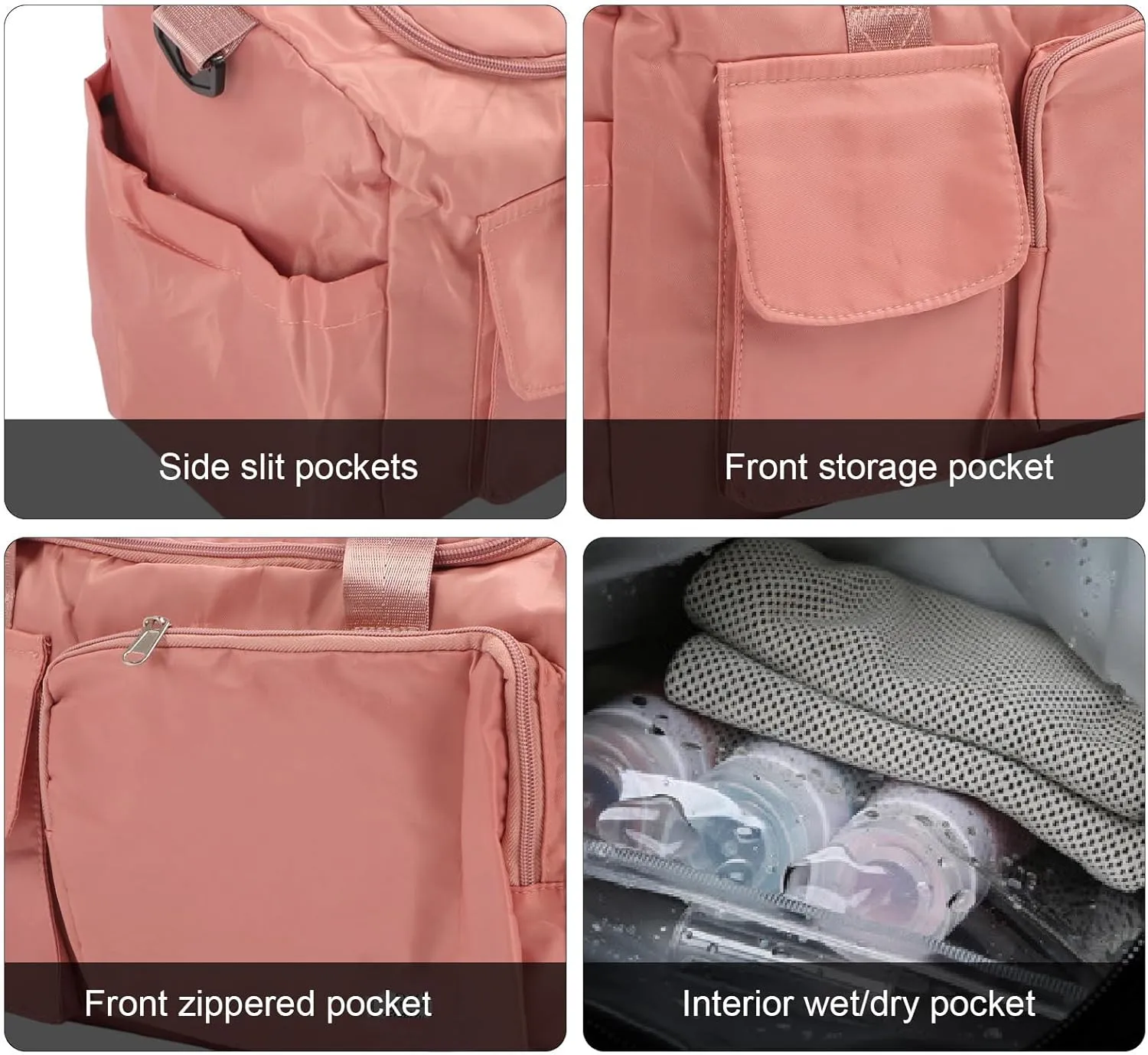 Sports Gym Bag, Large Capacity Travel Gym Bag Multifunctional for Fitness for Men Women (Uniform Size)
