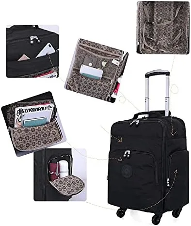 Star river Waterproof Nylon Universal Wheel Trunk Trolley Case Large Capacity 18 inches