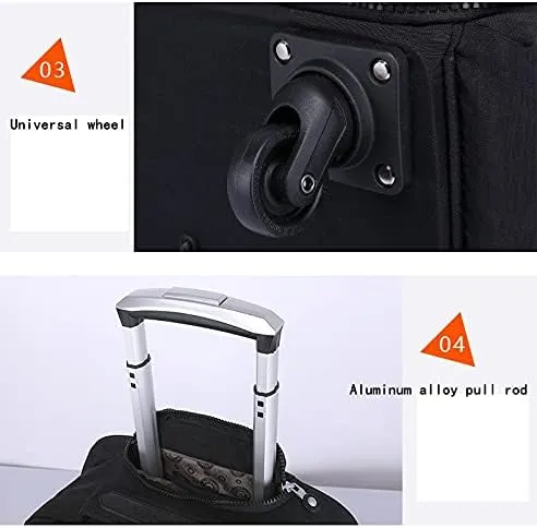 Star river Waterproof Nylon Universal Wheel Trunk Trolley Case Large Capacity 18 inches