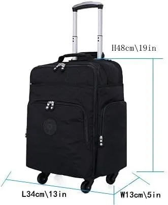 Star river Waterproof Nylon Universal Wheel Trunk Trolley Case Large Capacity 18 inches