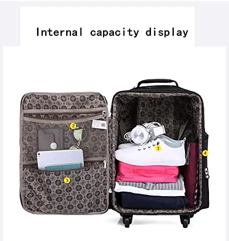 Star river Waterproof Nylon Universal Wheel Trunk Trolley Case Large Capacity 18 inches