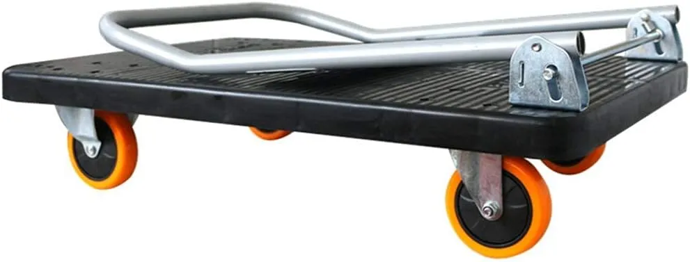 Steel Multi-Functional Hand Truck Trolley with Anti Puncture Solid Wheel and 130 kg Capacity Wheeled Shopping Bag for Sack Trolley (Style #3)