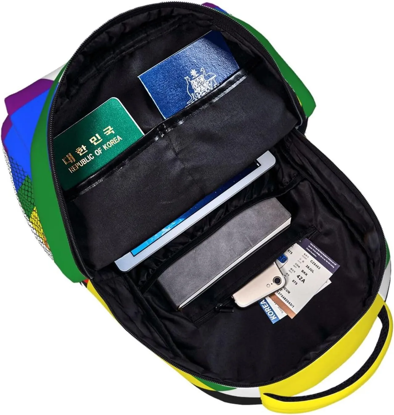Straight Ally Pride Flag Backpack Lightweight Laptop Backpack Casual Daypack Travel Double Shoulder Bag For Women Men
