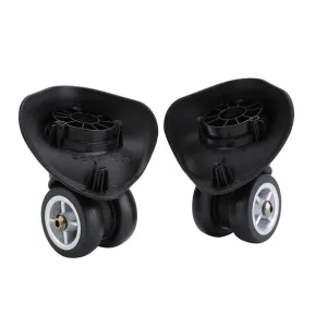 Suitcase Wheels, Luggage Swivel Casters Wheels Universal PVC Wheels Luggage Suitcase Trolley