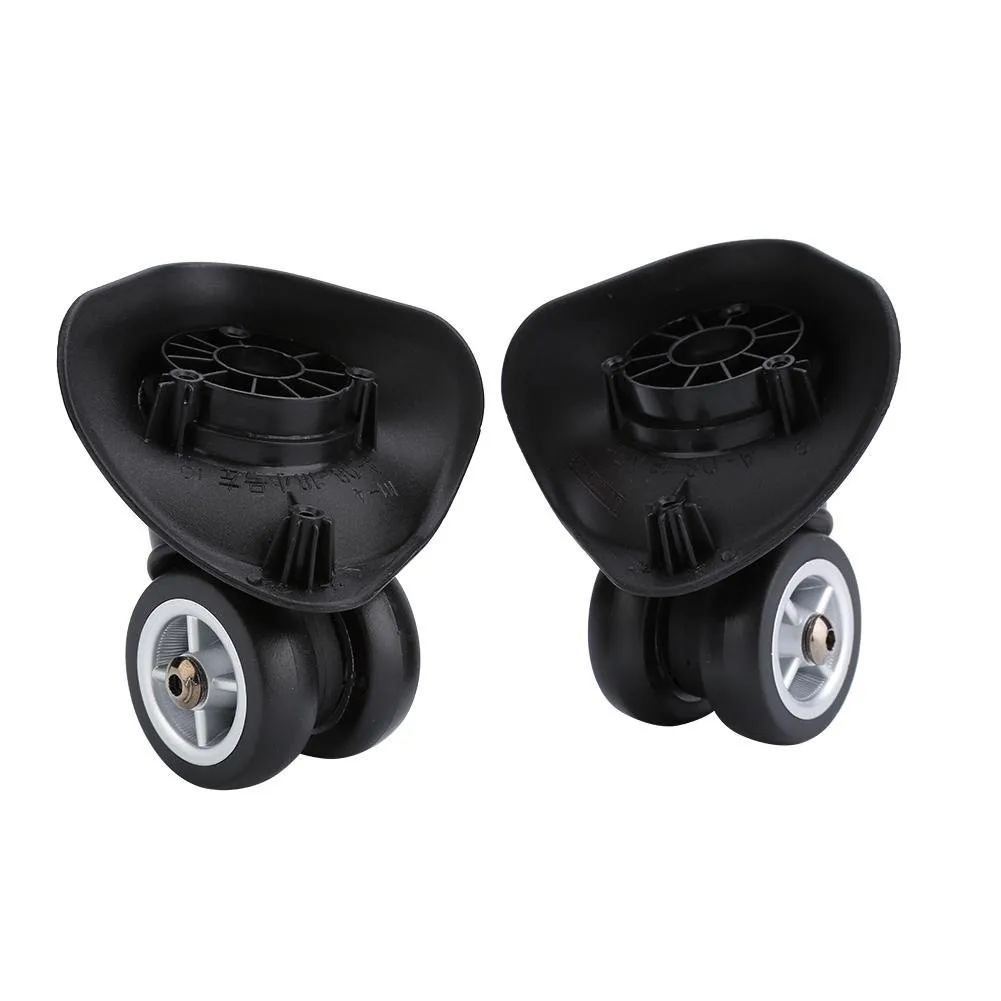 Suitcase Wheels, Luggage Swivel Casters Wheels Universal PVC Wheels Luggage Suitcase Trolley