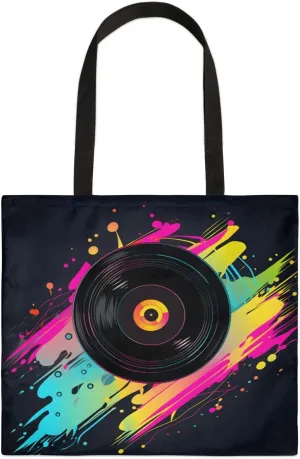 Sunflower Music Symbols Canvas Tote Bag for Women Men Stylish Tote Handbag Shoulder Bag Reusable Grocery Bag