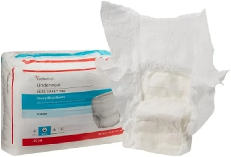 Sure Protective Underwear, X Large, 25 Count