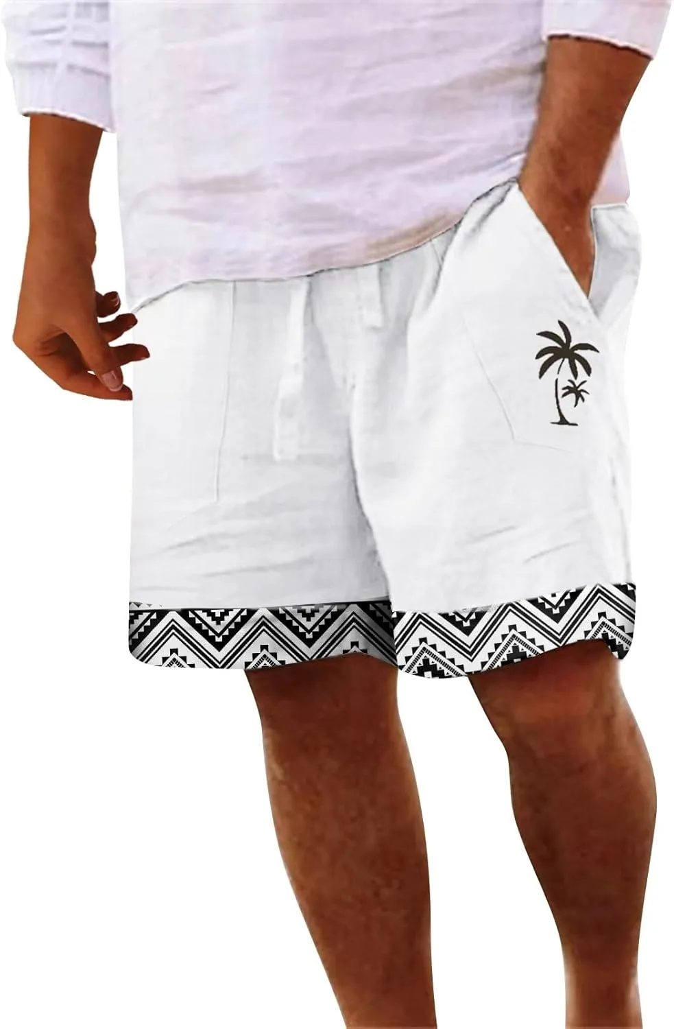 Swim Shorts Sweat Absorbent Breathable Beach Pants Bathing Suits for Men No Mesh Liner Big and Tall Swim Trunks for