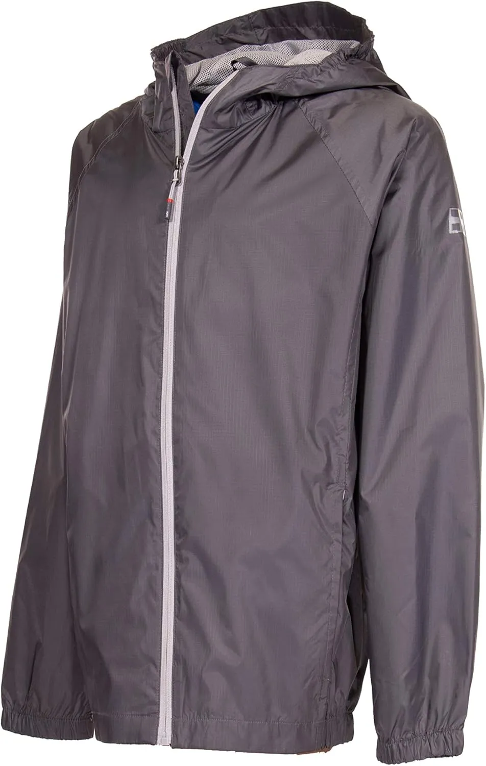 Swiss Alps Boys' Waterproof Hooded Rain Jacket Outdoor Windbreaker Lightweight Raincoats for Kids Wind Resistant