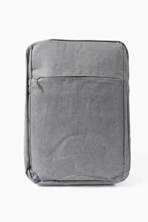 Synthetic Fabric Laptop Bags for Unisex - Grey