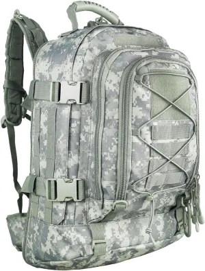 Tactical Backpack Military Hiking Daypack - Molle Backpack for Men 3 Day Assault Pack Bug Out Bag for Camping (AC Camo)