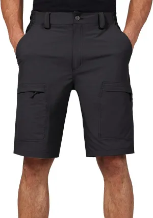 Tactical Cargo Shorts for Men Quick-Dry Lightweight Work Shorts with 7 Pockets,Durable Hiking Outdoor Short