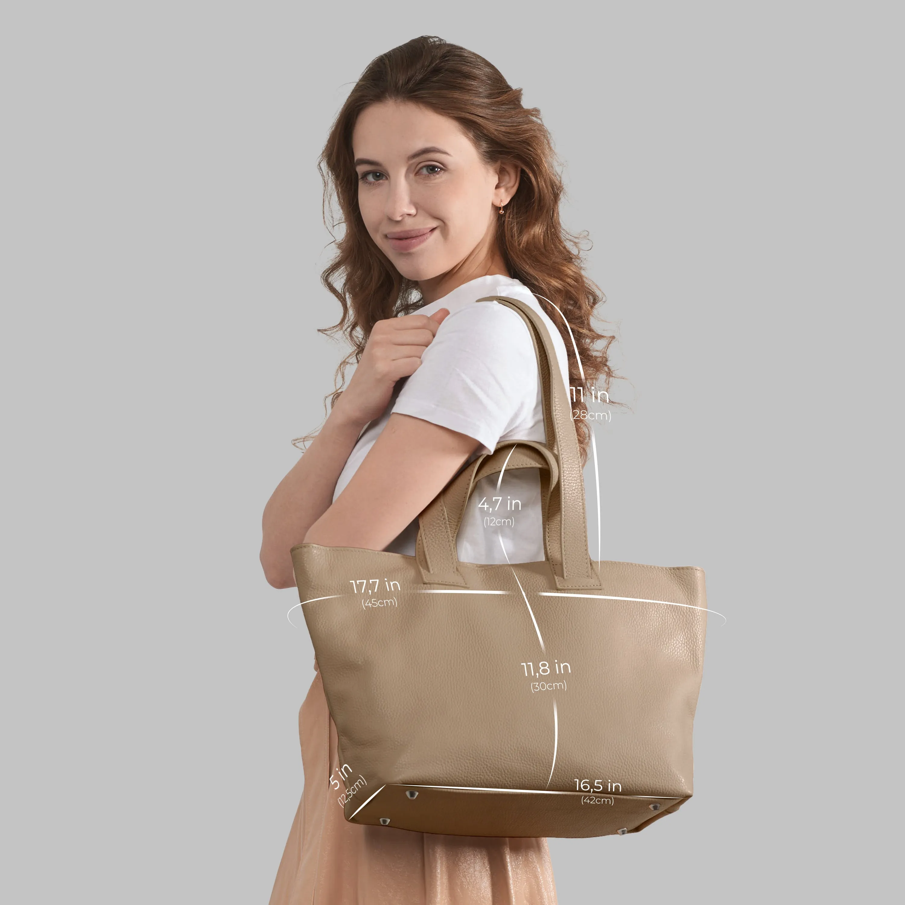 TAKEASY Calf Leather Satchel Bag 122500