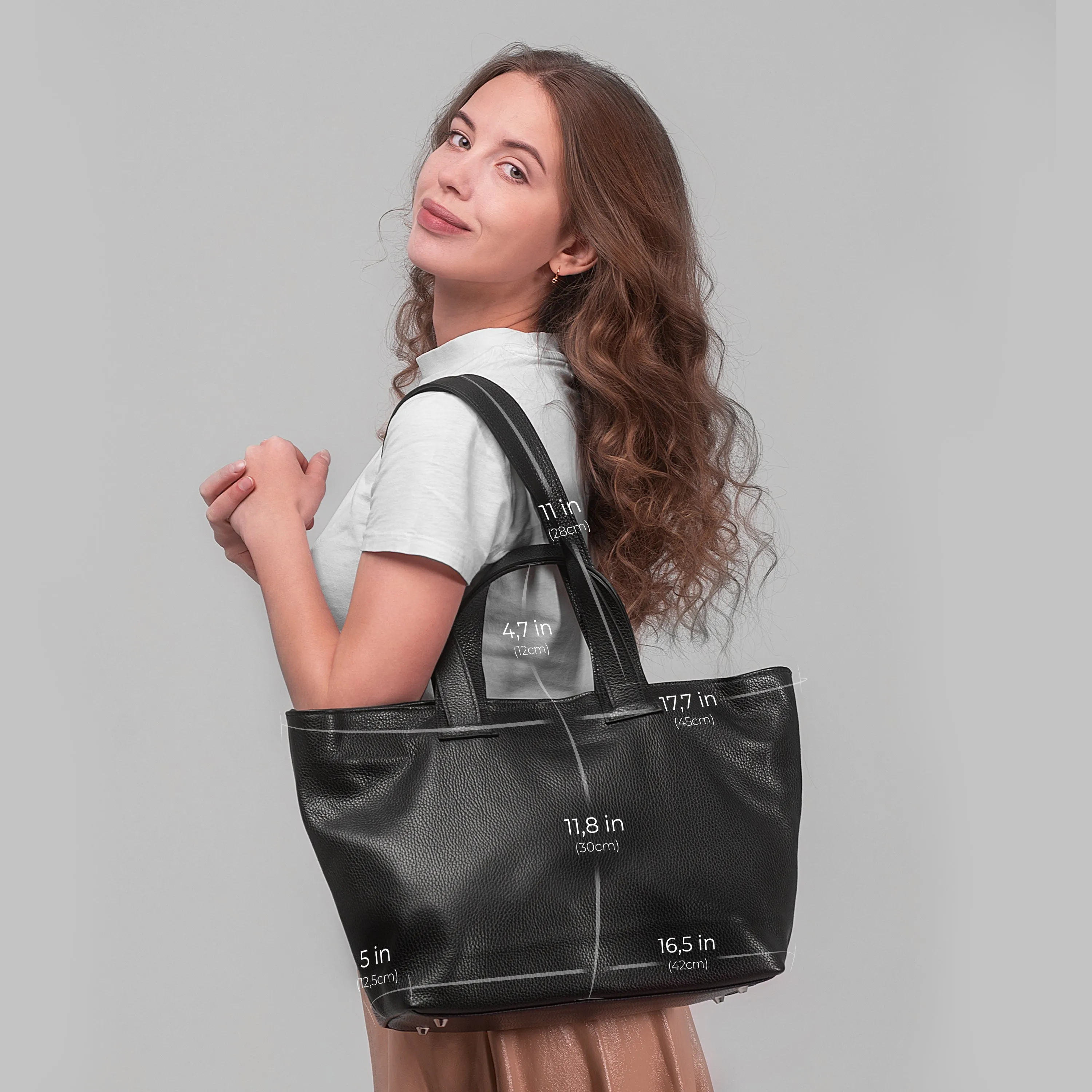 TAKEASY Calf Leather Satchel Bag 122500