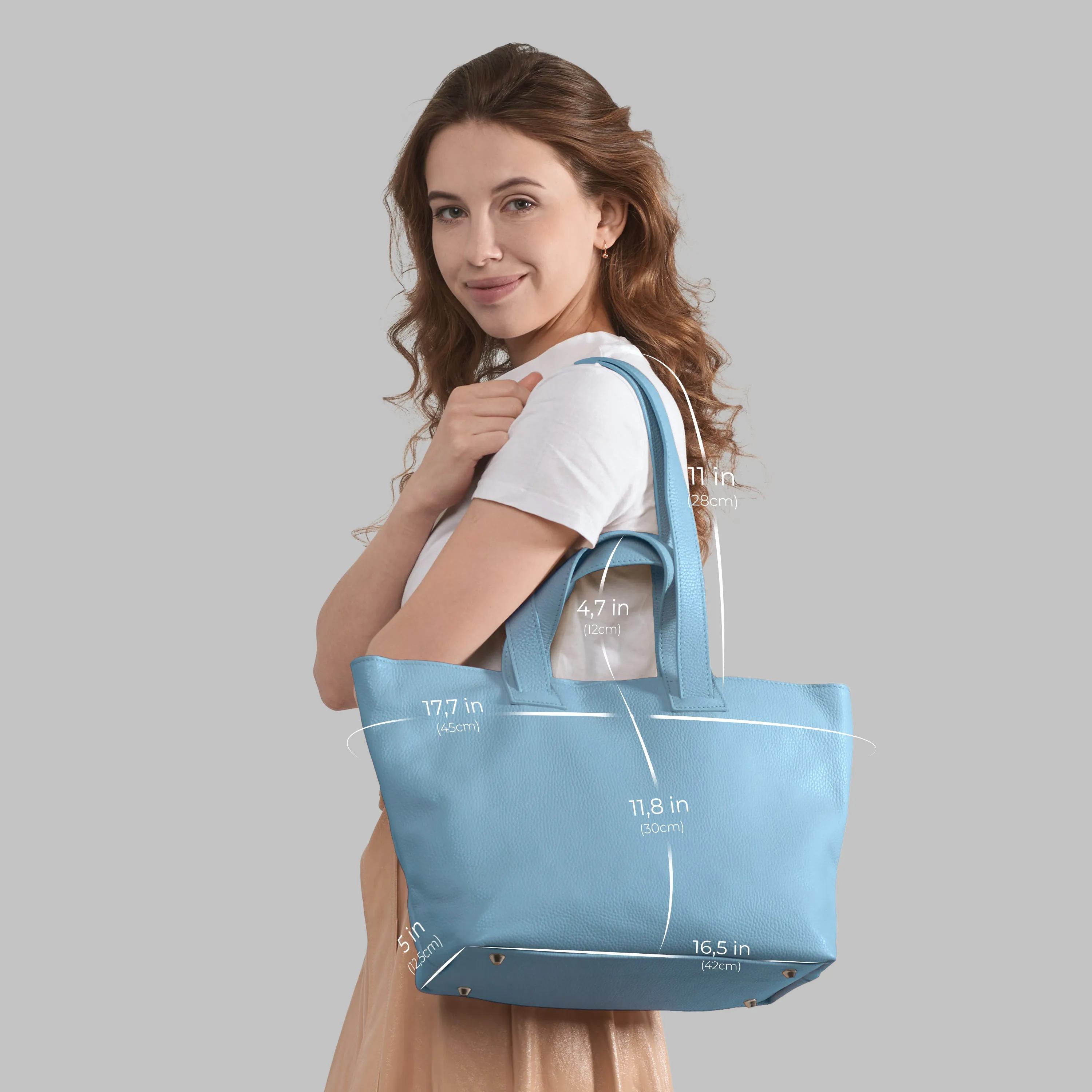 TAKEASY Calf Leather Satchel Bag 122500
