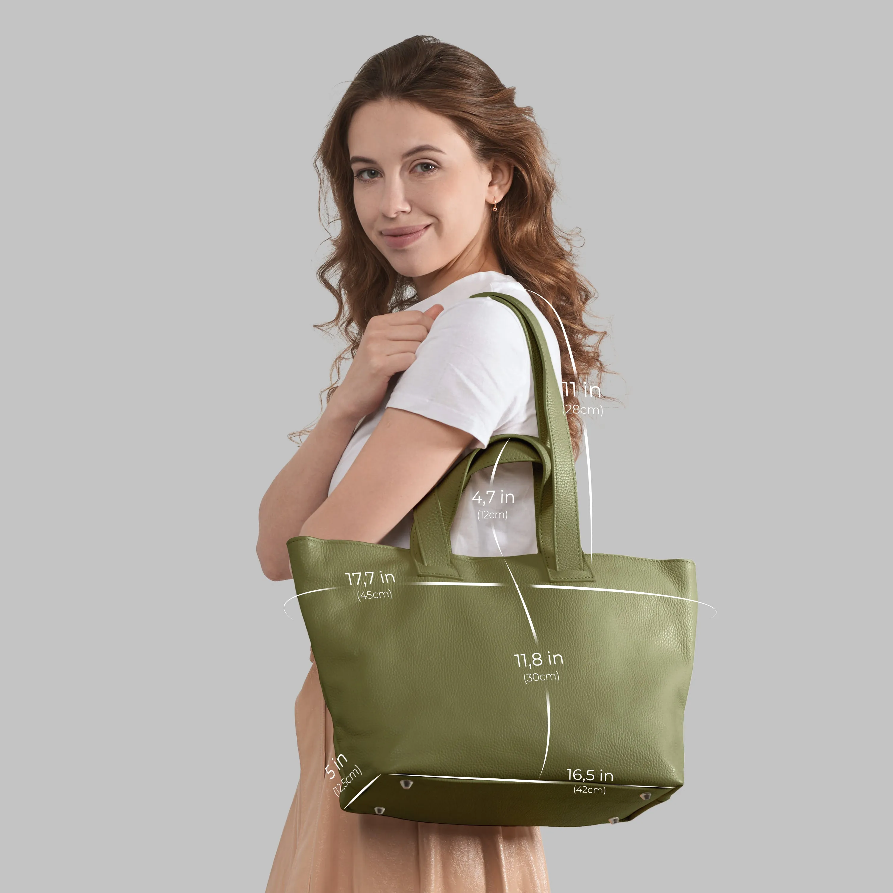 TAKEASY Calf Leather Satchel Bag 122500