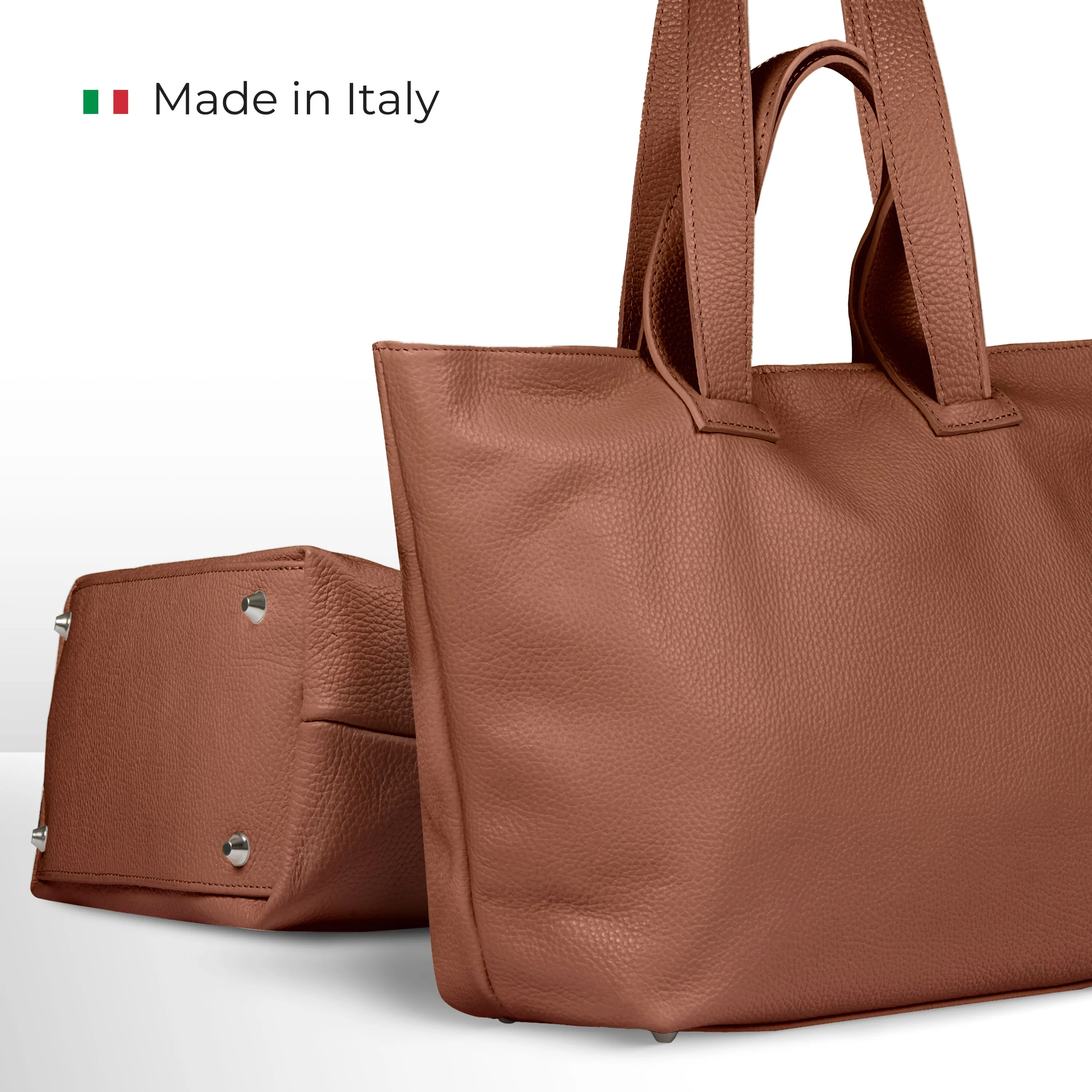 TAKEASY Calf Leather Satchel Bag 122500