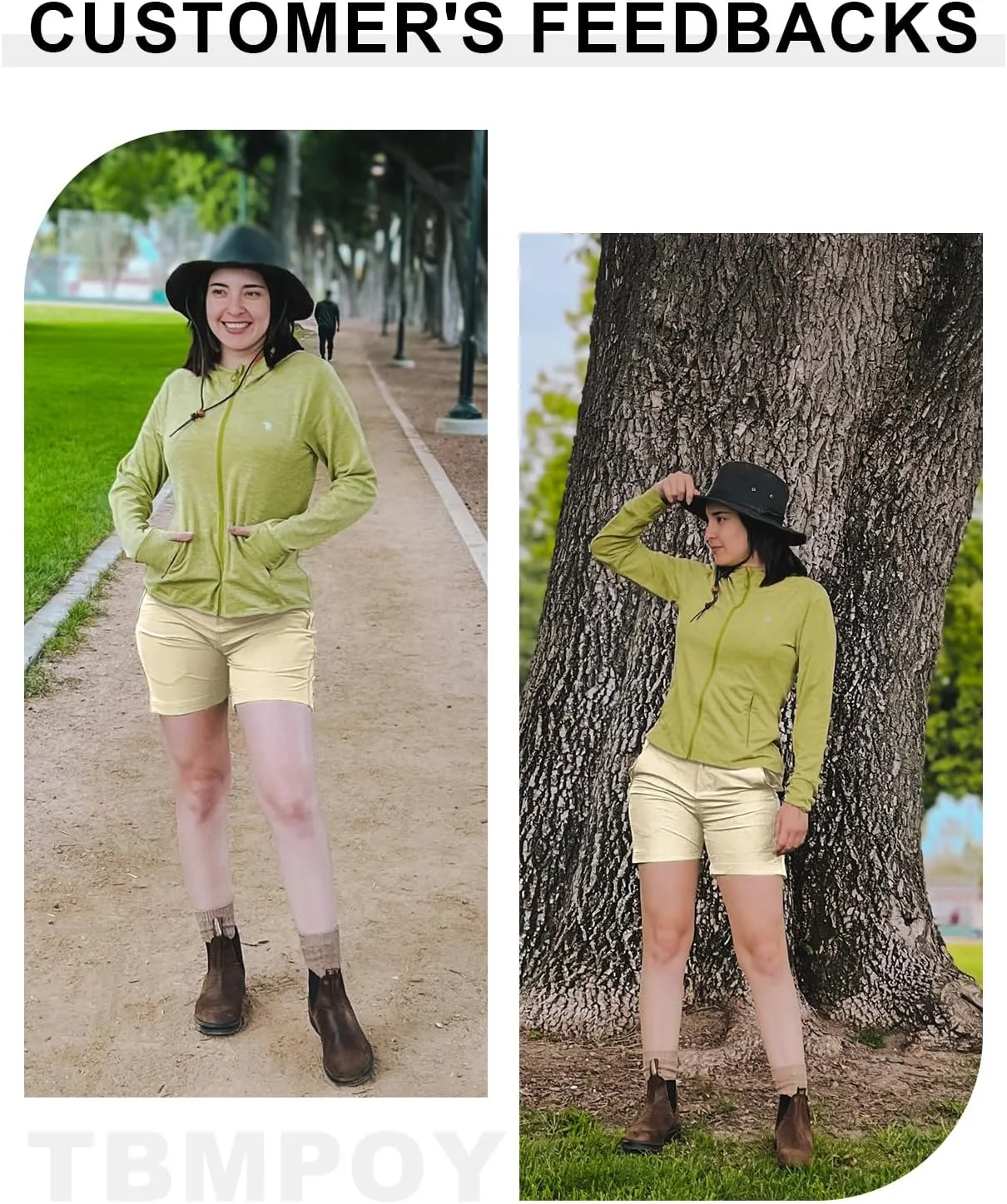 TBMPOY Women's 6" Hiking Cargo Shorts Quick Dry with Pockets Work Golf Short Lightweight Outdoor Active Summer for Women