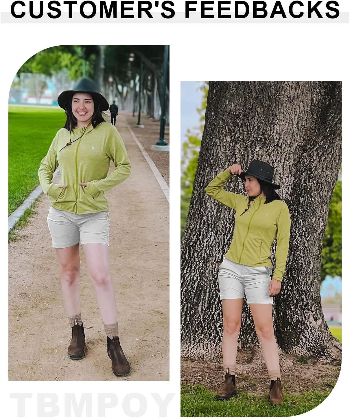 TBMPOY Women's 6" Hiking Cargo Shorts Quick Dry with Pockets Work Golf Short Lightweight Outdoor Active Summer for Women