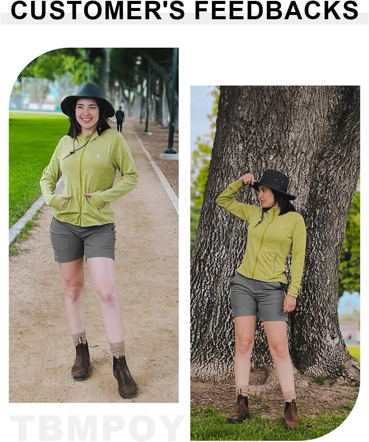 TBMPOY Women's 6" Hiking Cargo Shorts Quick Dry with Pockets Work Golf Short Lightweight Outdoor Active Summer for Women