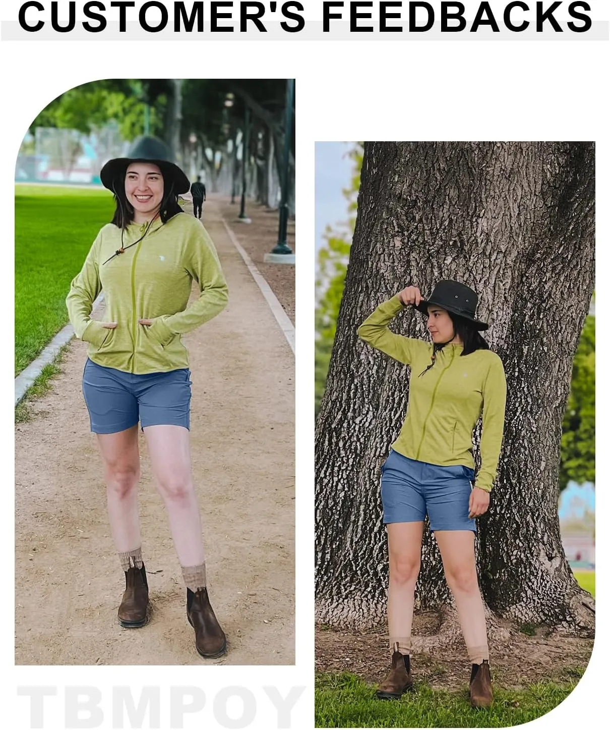 TBMPOY Women's 6" Hiking Cargo Shorts Quick Dry with Pockets Work Golf Short Lightweight Outdoor Active Summer for Women