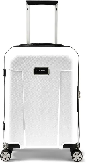 Ted Baker Flying Colours Hardside Trolley 4 Wheel Spinner, TSA Lock, Lightweight Suitcase, Men and Women