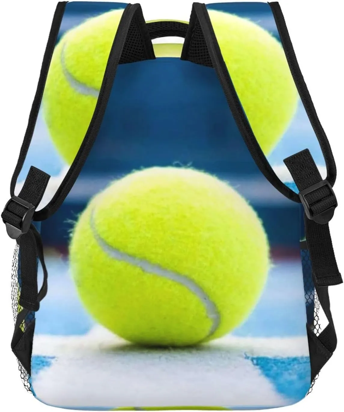 Tennis Ball Painting Backpack Laptop Backpack Sports Travel Shoulder bag Light casual backpack