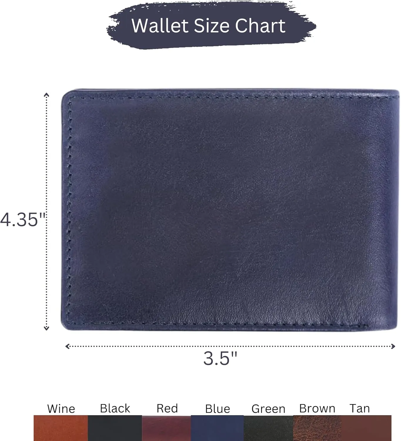 The Antiq Premium Leather Wallet for Men Bifold (Green) RFID Blocking Leather Card Holder Purse Gifts for Father - Slim & Stylish Handmade Mens Leather Wallet with 2 Billfold Pockets & 6 Card Slots