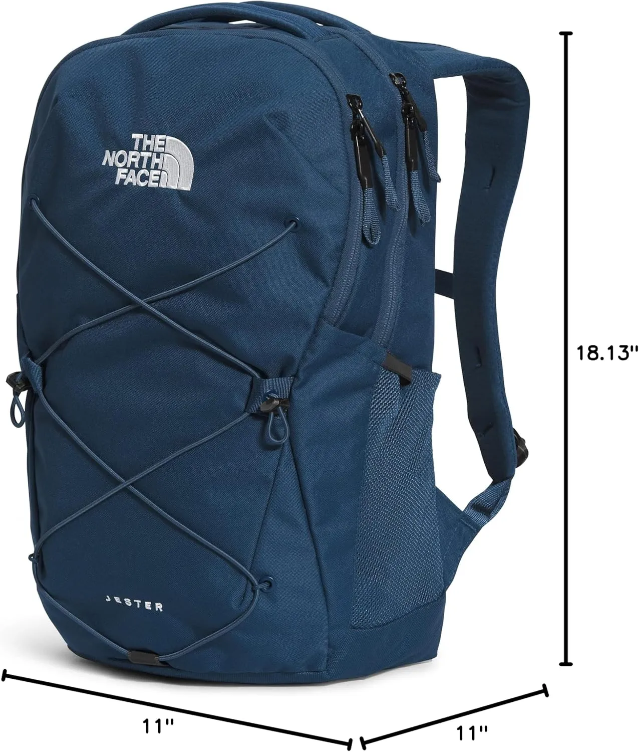 THE NORTH FACE Jester Everyday Laptop Backpack, Shady Blue/TNF White, One Size
